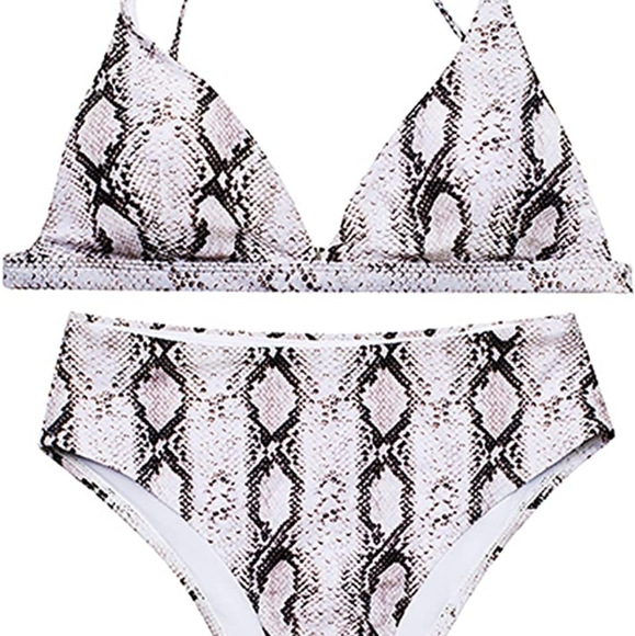 MK Boutique Swim Swimsuits 2 Piece Bathing Suits Bikinis Set High